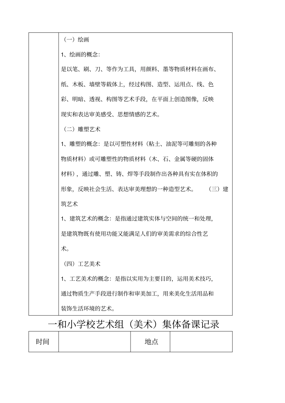 美术组集体备课记录_第2页