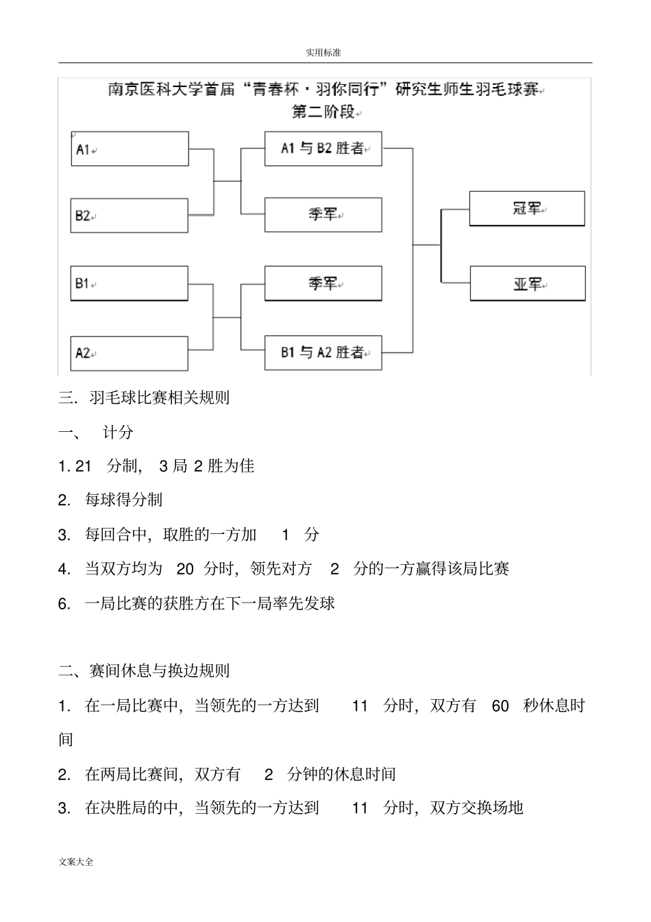 羽毛球比赛-详细赛制、赛程与规则_第3页