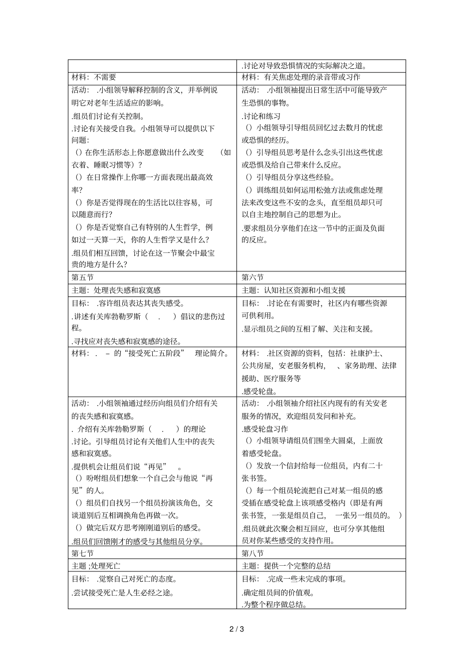 老年辅导小组案例_第2页