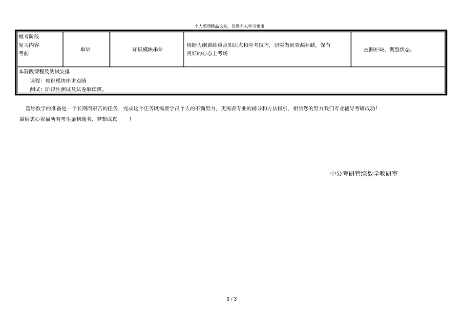 考研初等数学全程复习规划_第3页