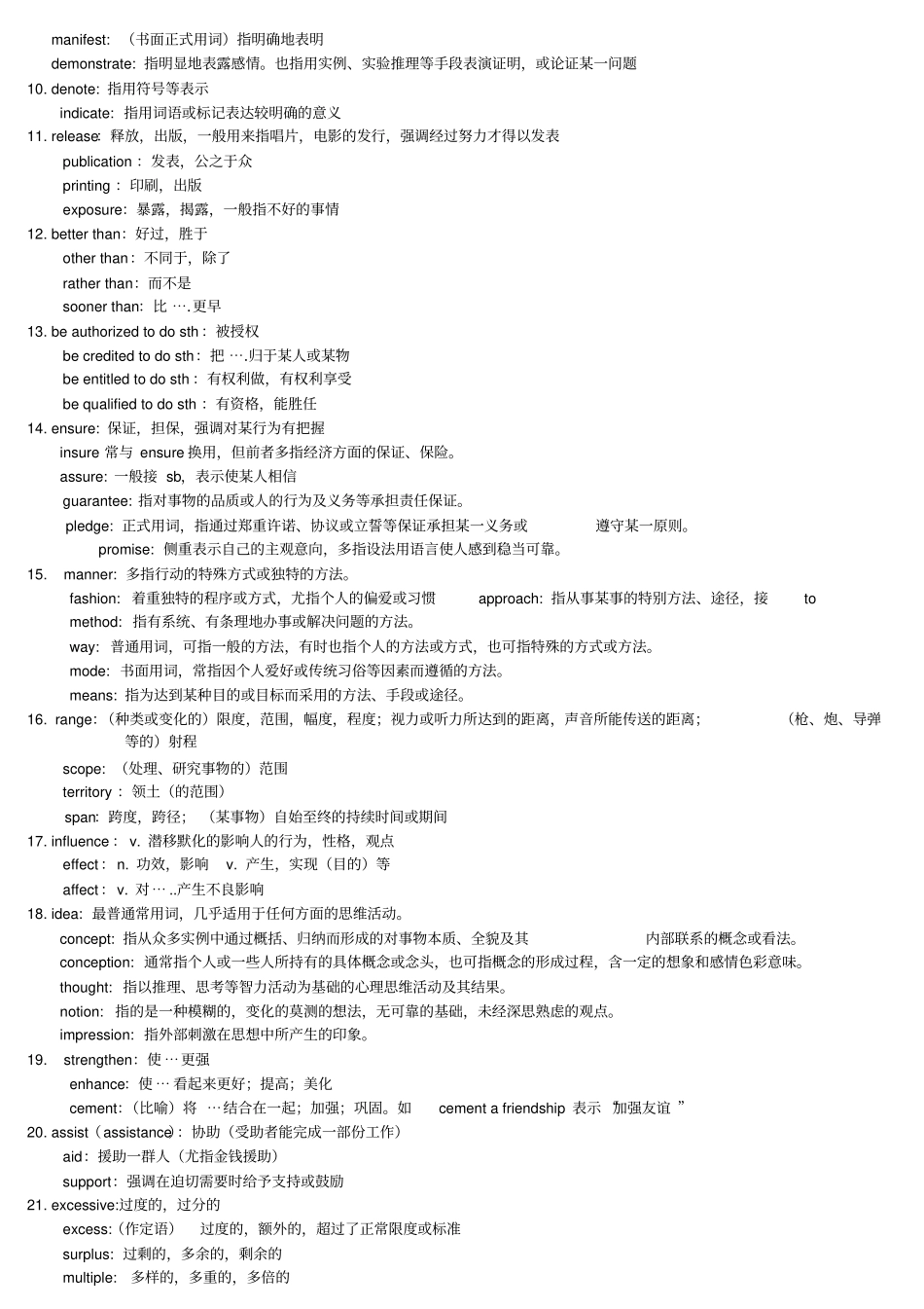考研英语近意近形2_第2页