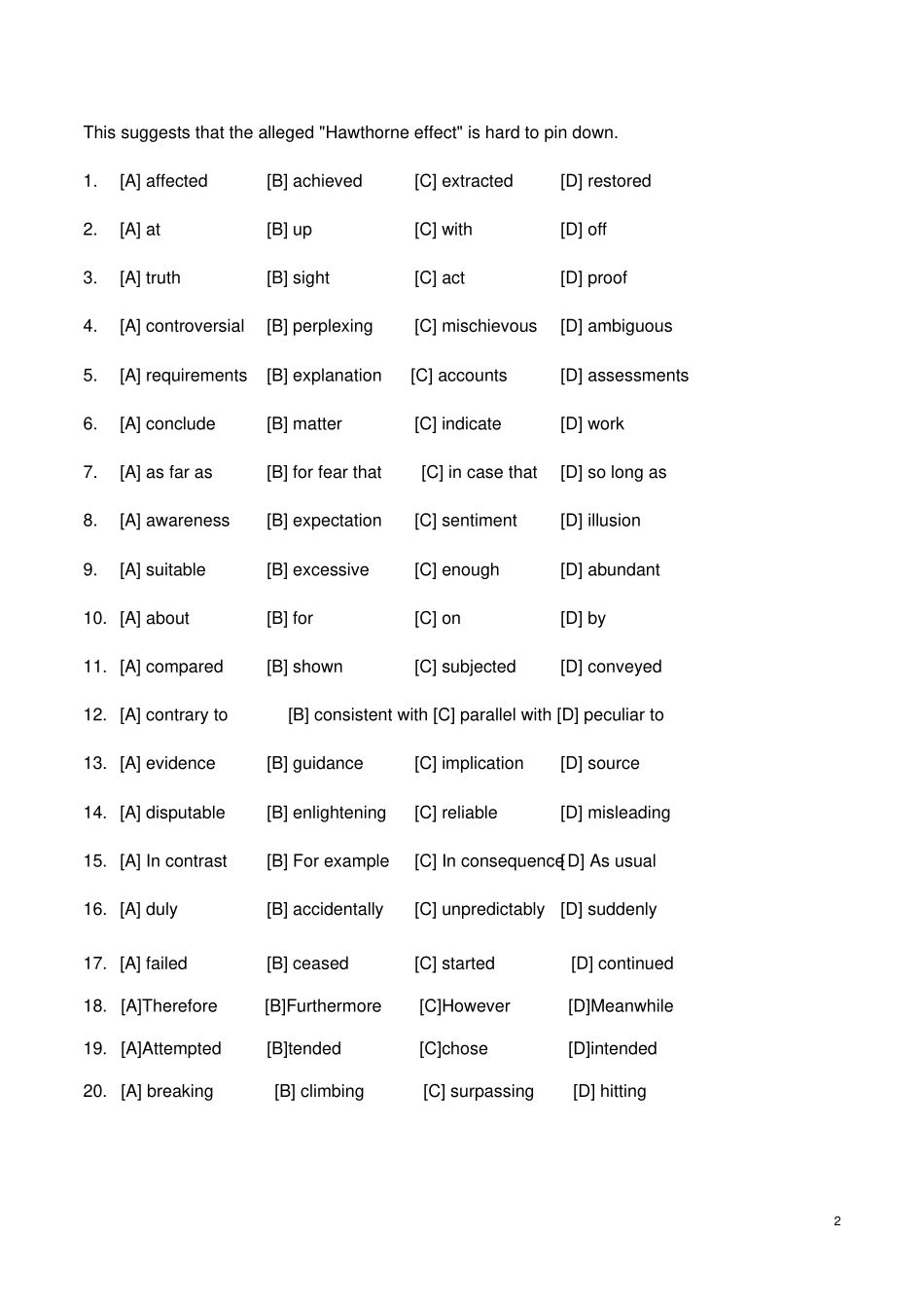 考研英语一答案及解析18_第2页