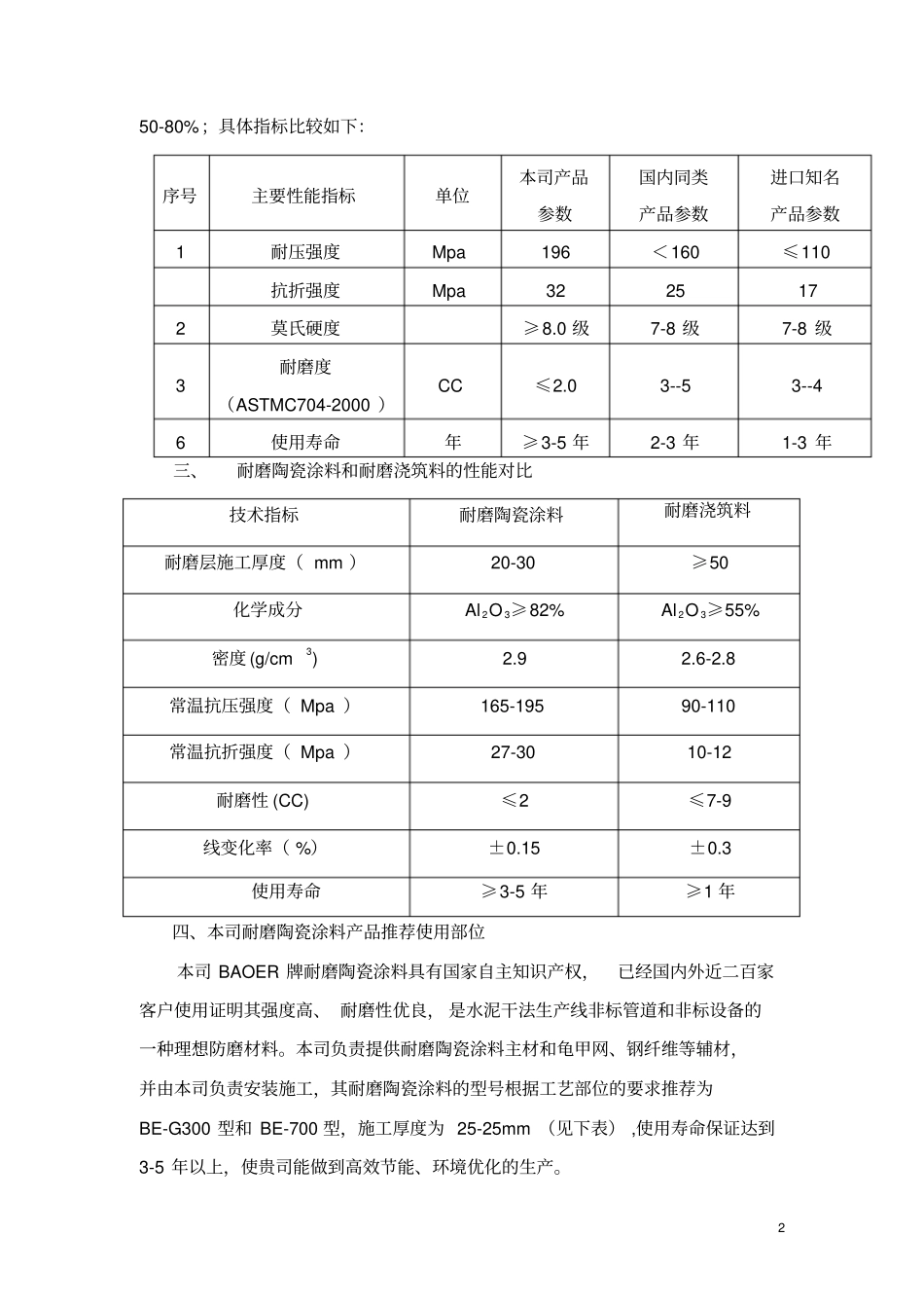 耐磨陶瓷涂料推荐方案_第2页