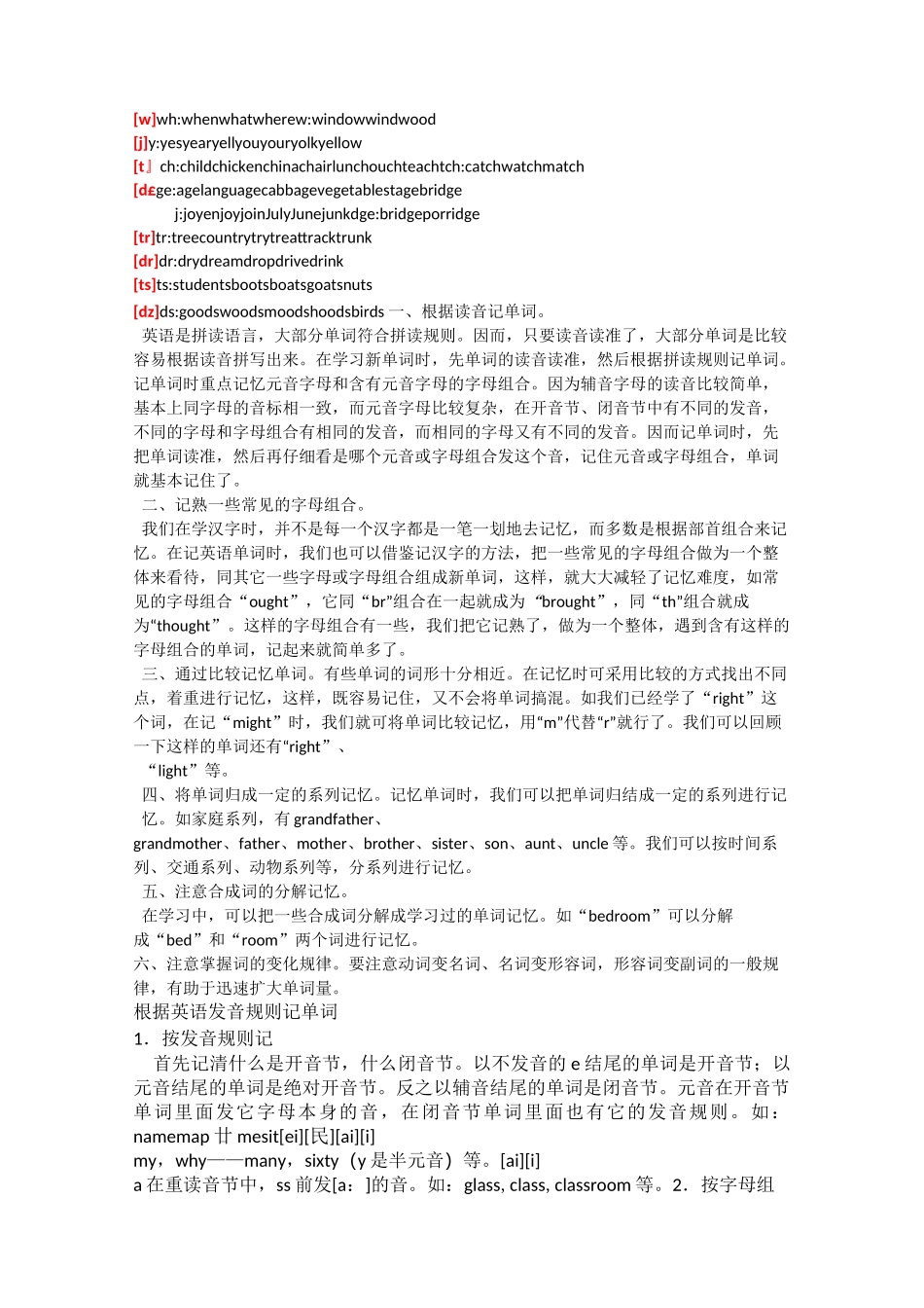 音标记忆单词法(完整版)_第3页