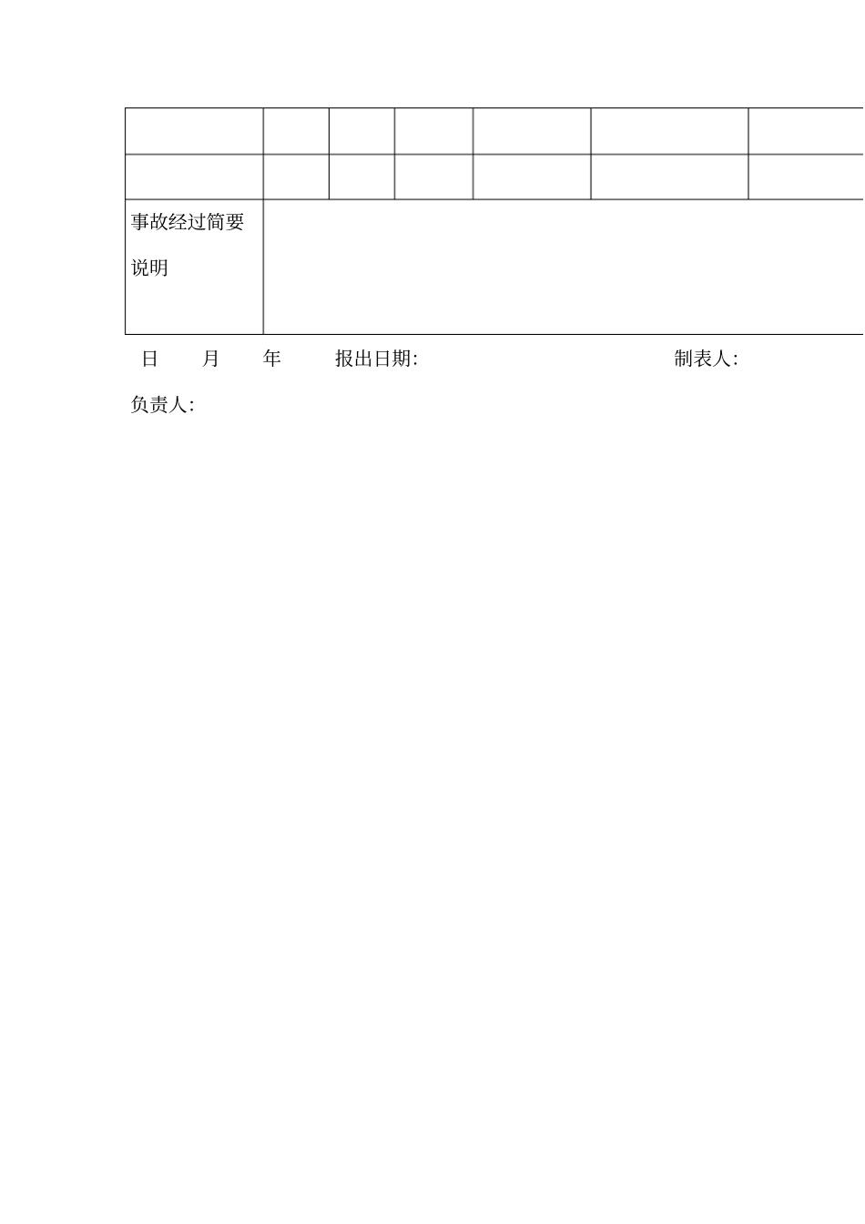职工伤亡事故报表_第2页