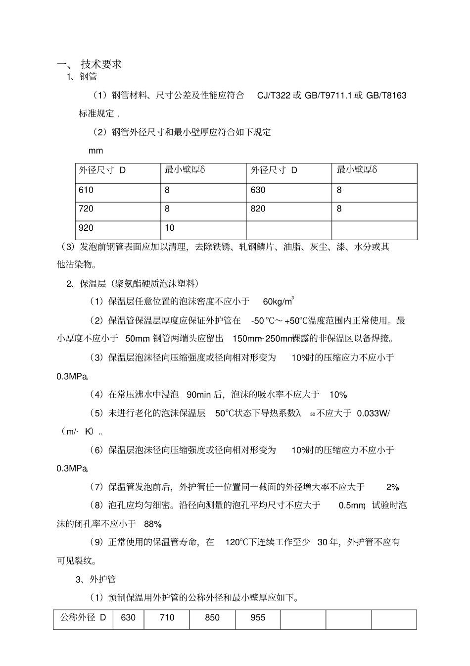 聚氨酯保温管技术要求DN_第2页