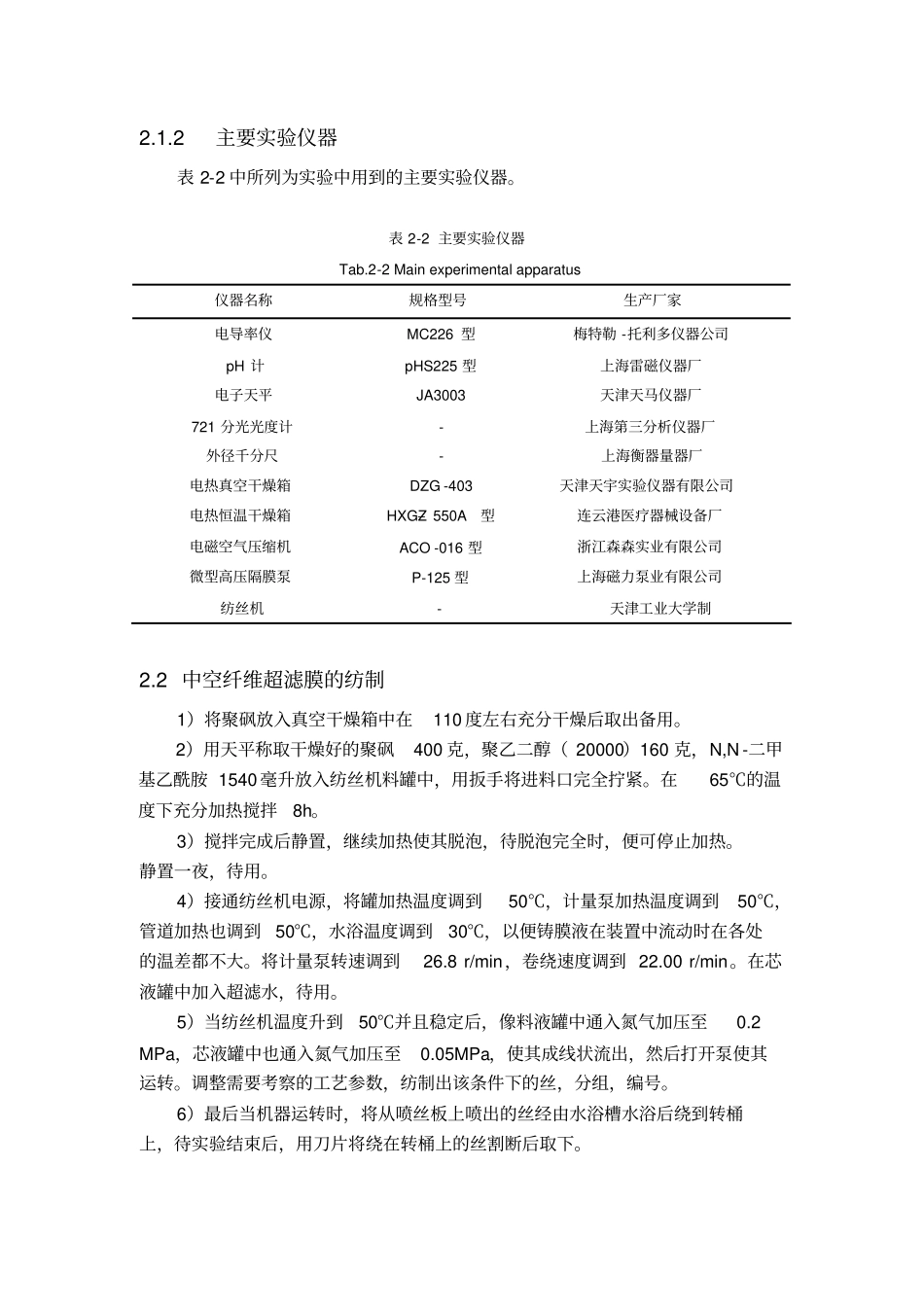 聚砜中空纤维超滤膜的制备_第2页