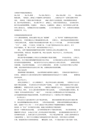 股票买卖点详细解析