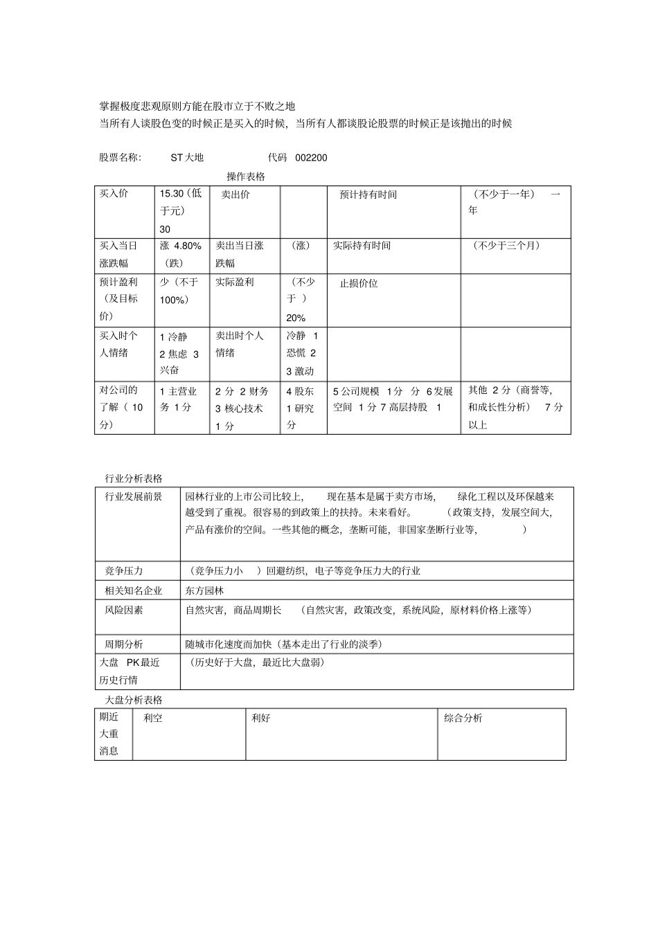 股票基本面分析表格_第1页