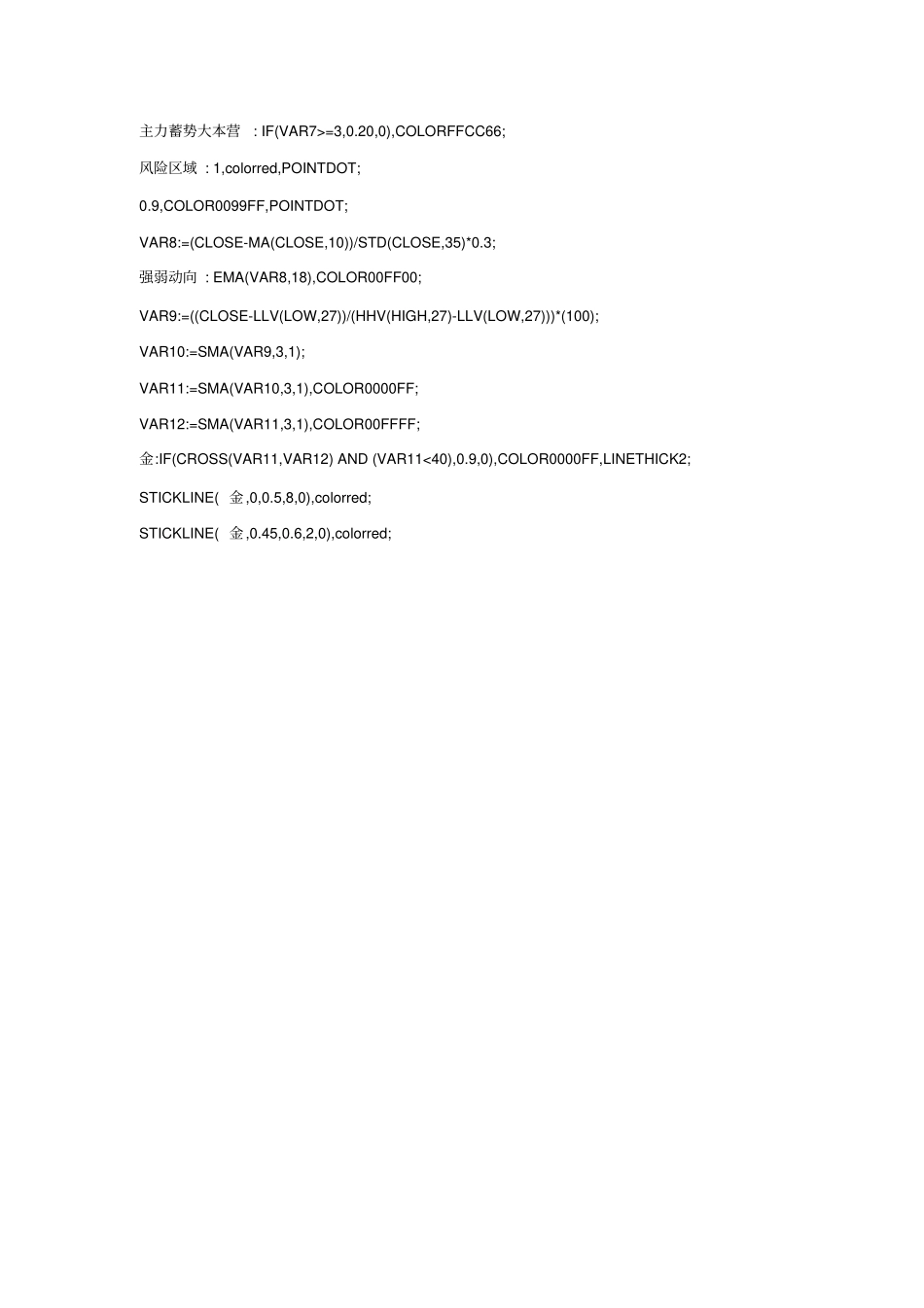 股票选股公式同花顺指标——主力蓄势_第2页