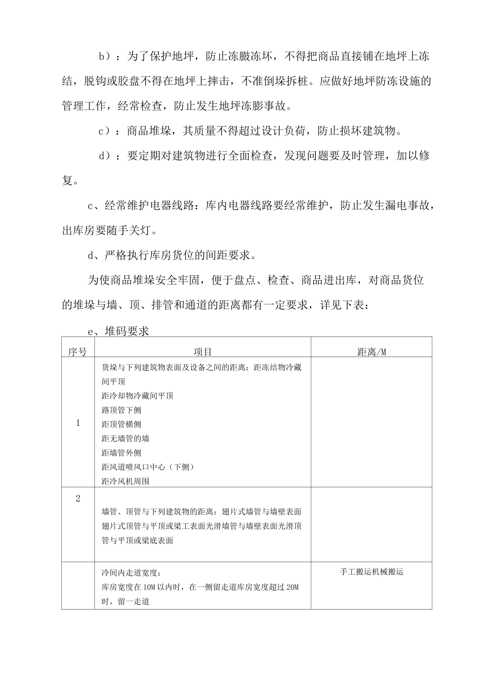 食品企业冷库管理制度_第2页