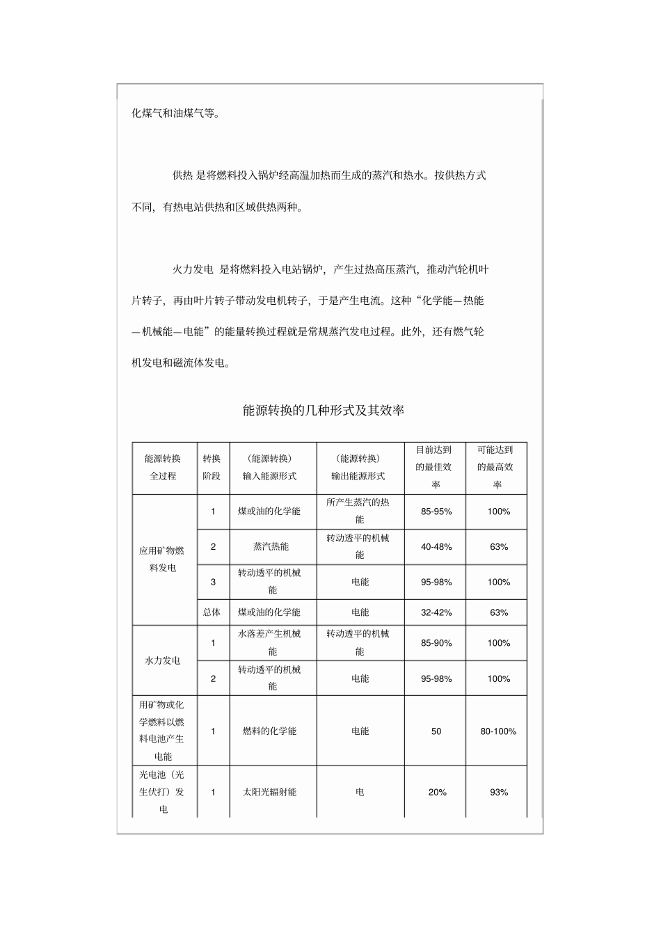 能源加工转换的几种形式及其效率_第2页