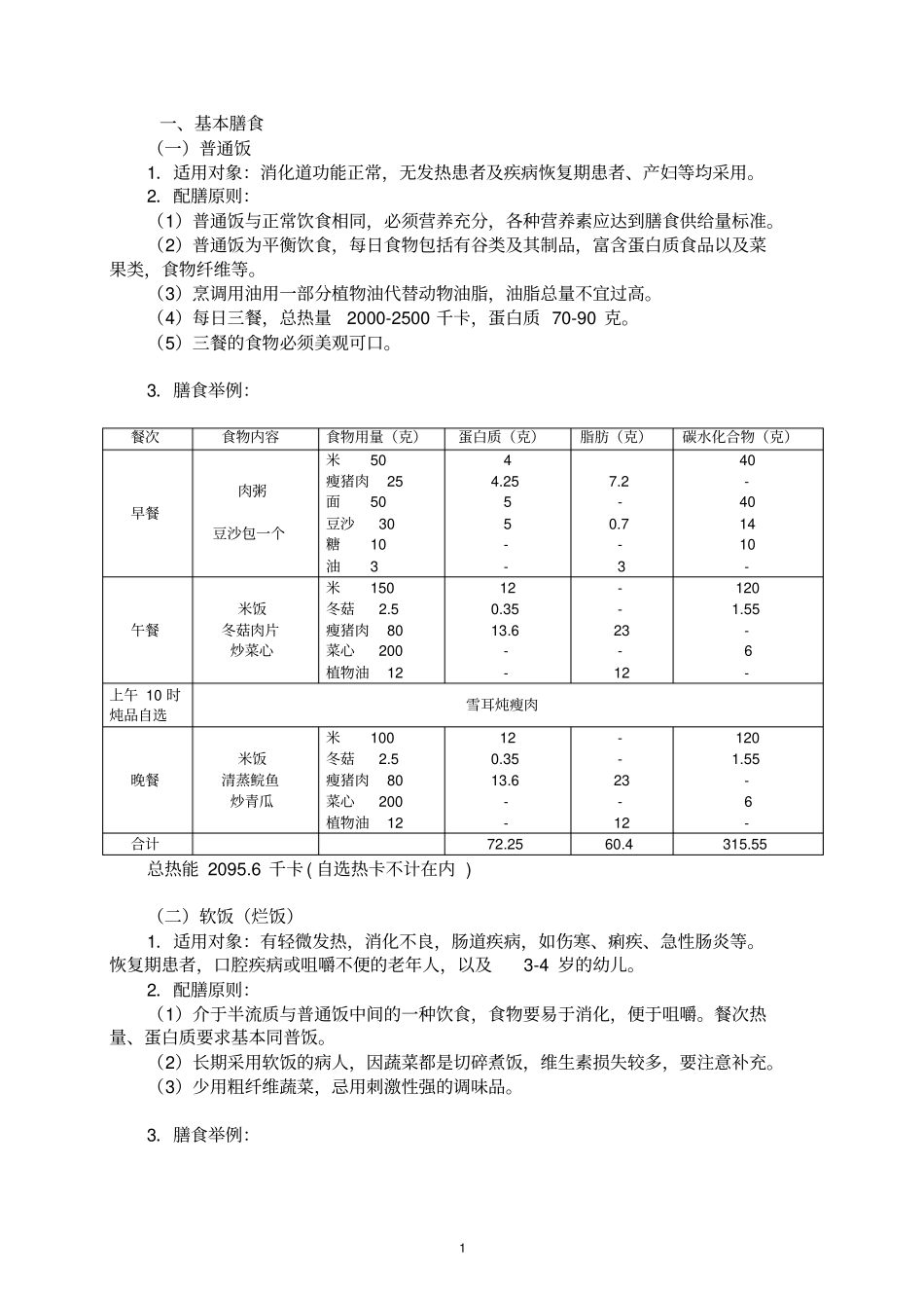 膳食种类手册资料_第2页