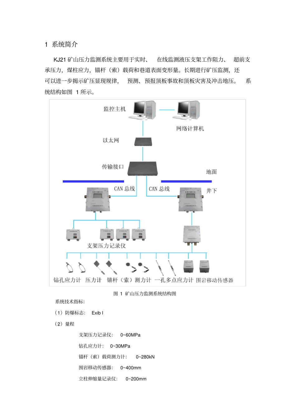 自-KJ21矿山压力监测系统操作手册2011_第3页