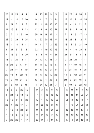 舒尔特方格×