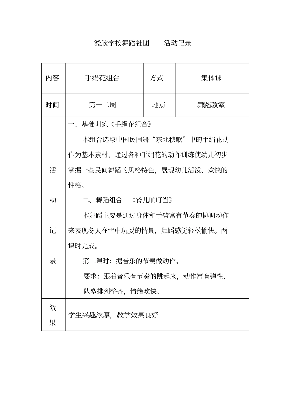 舞蹈社团活动记录_第3页