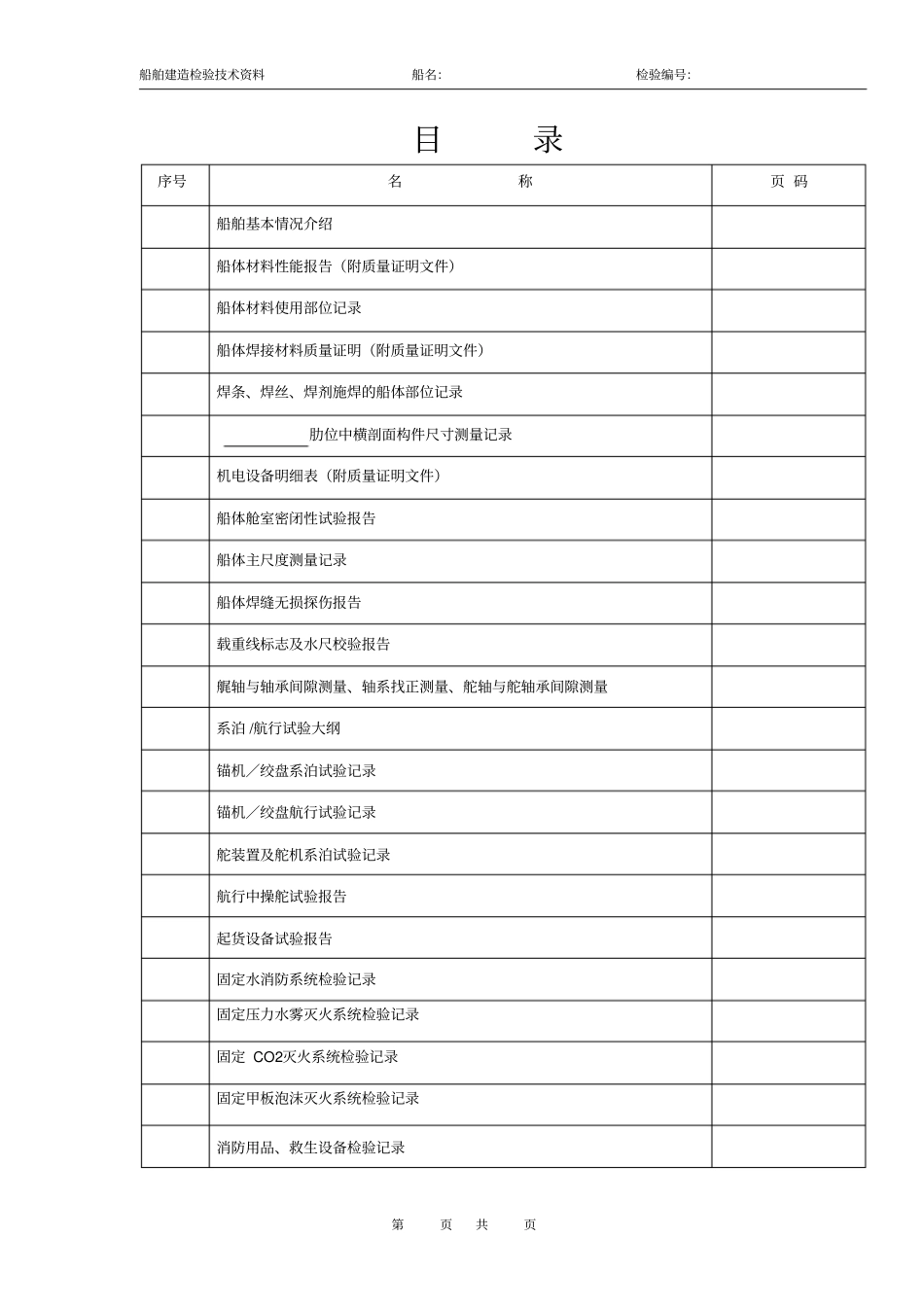 船舶出厂检验表格形式_第3页