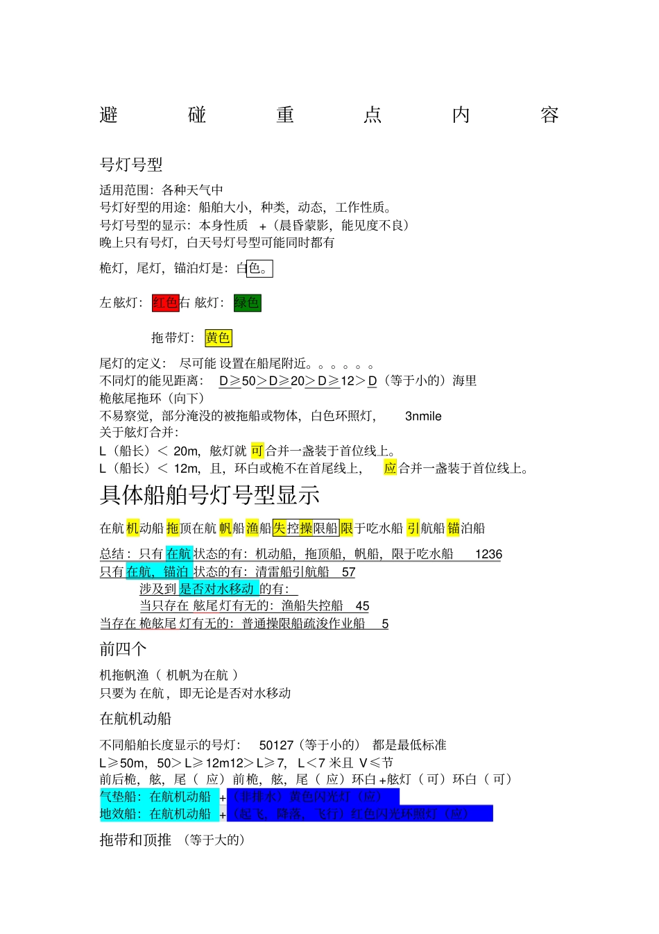 船舶灯型速记_第1页