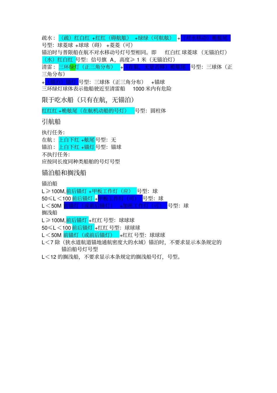 船舶灯型速记_第3页