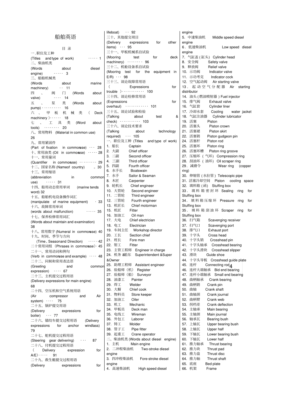 船舶英语汇总_第1页