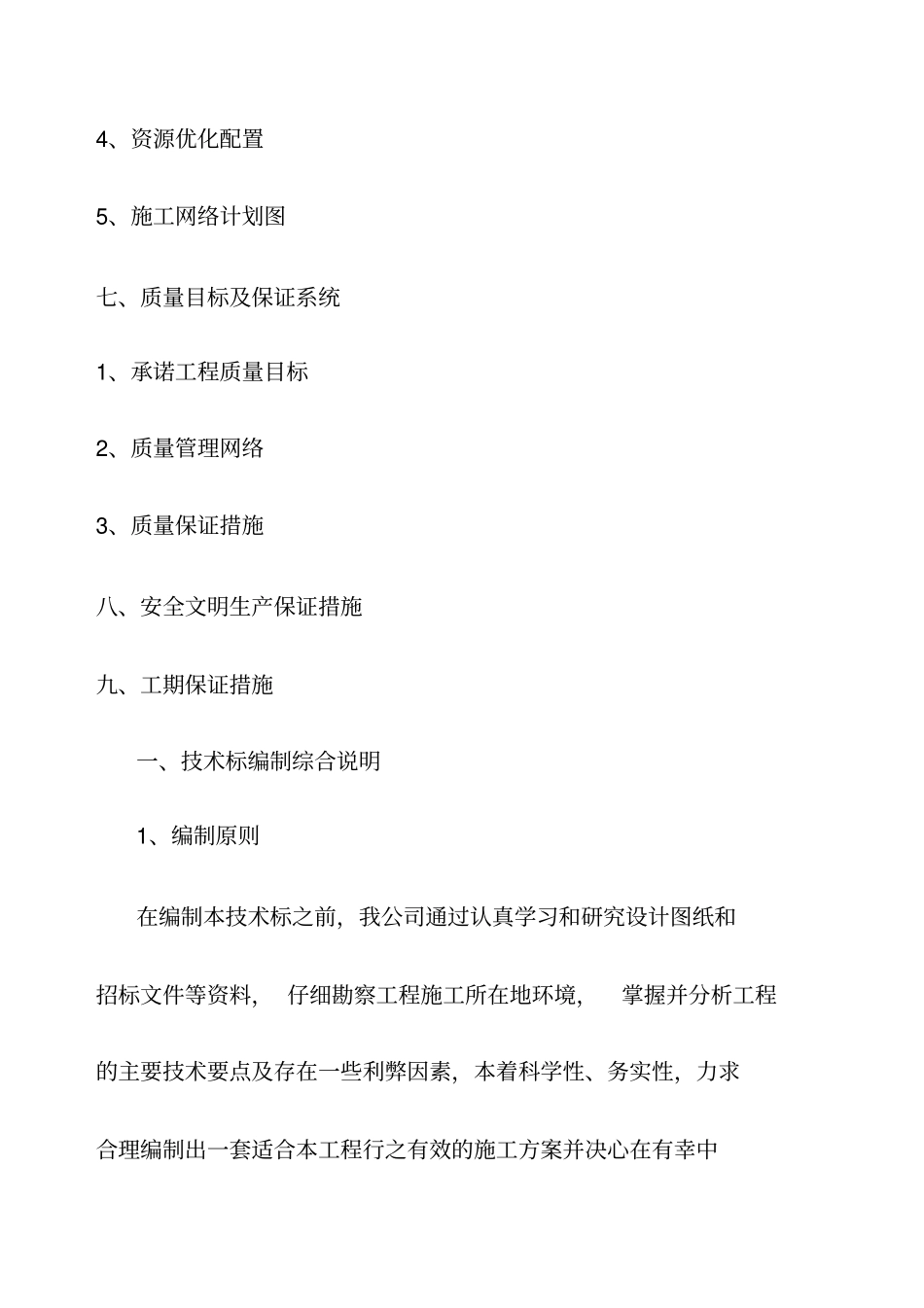 芜湖政道路投标施工组织设计_第3页