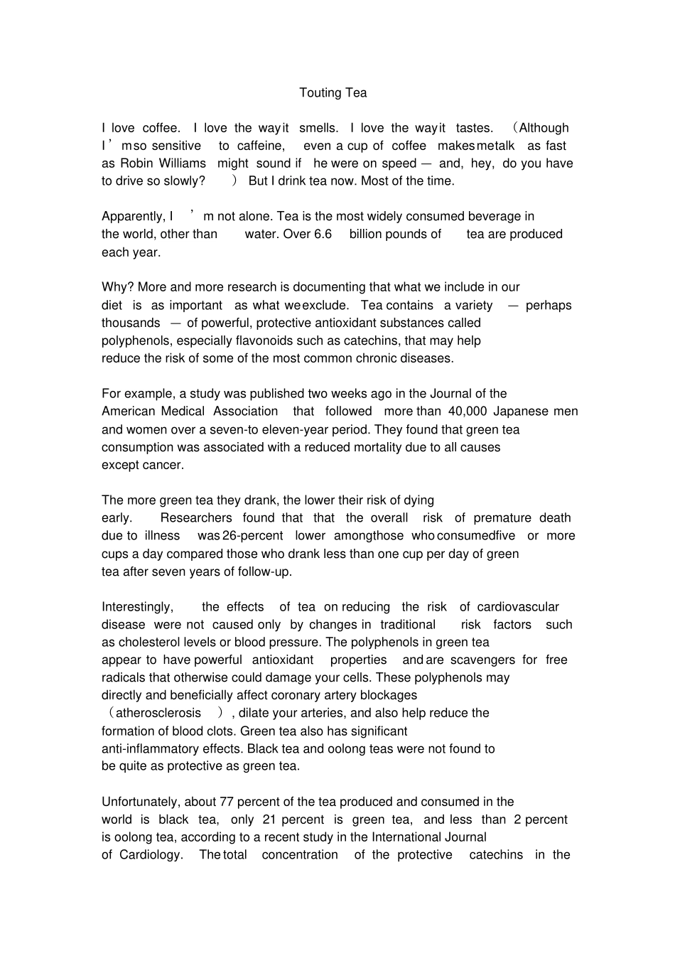 英语快速阅读6概要_第1页