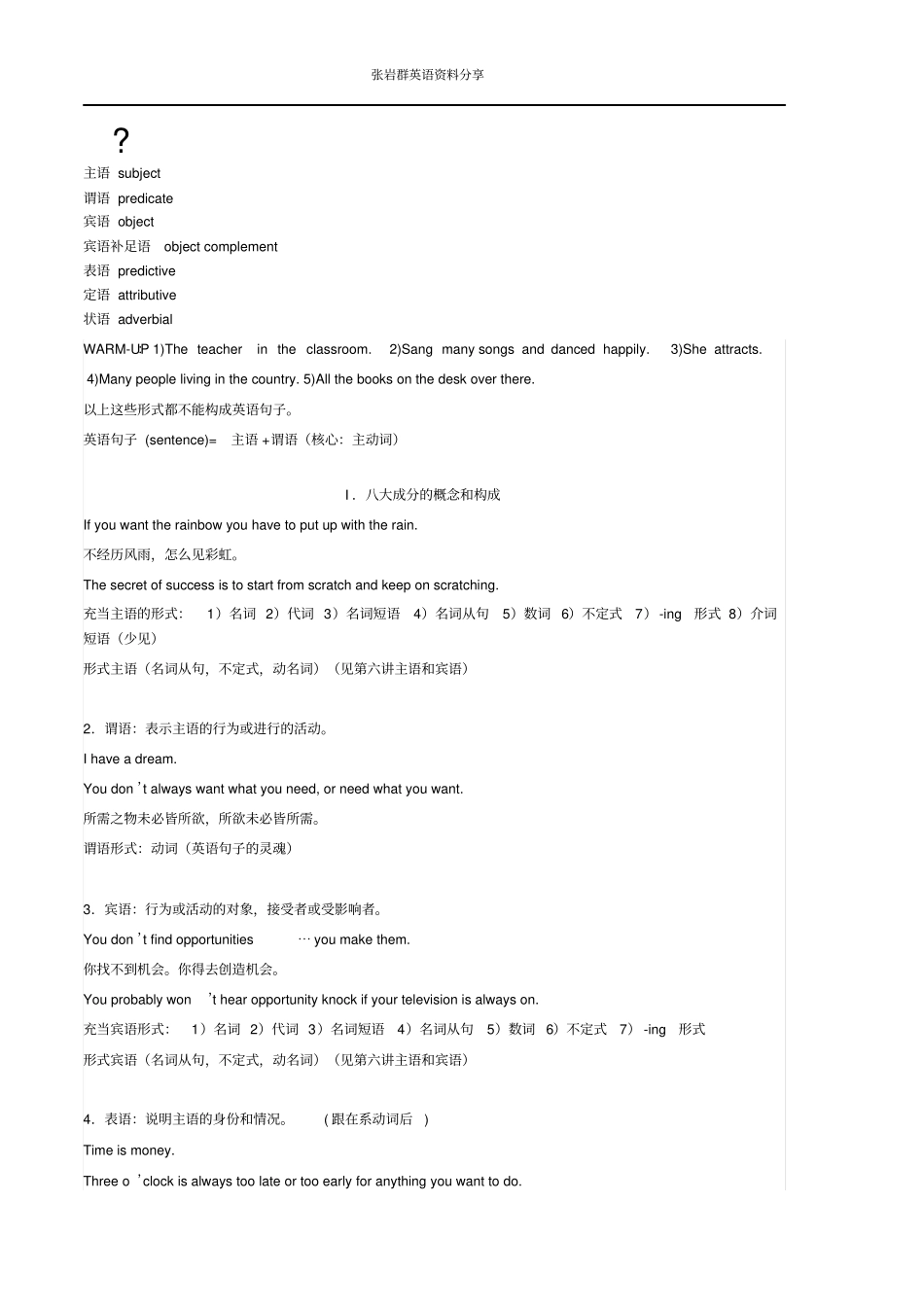 英语语法英语核心语法总结_第2页