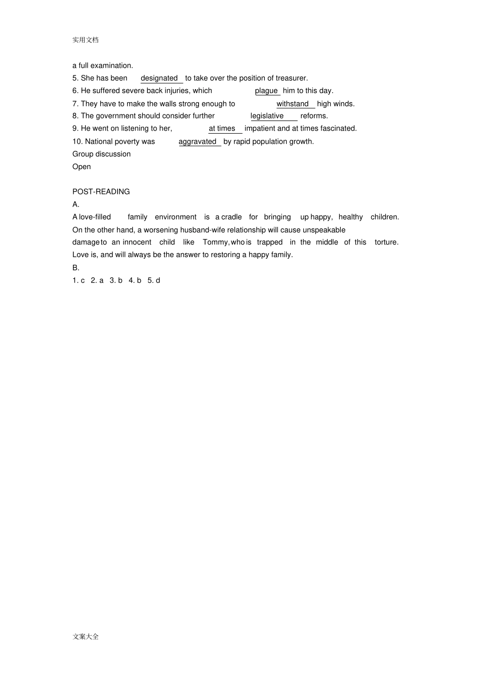 英语阅读大一上_第3页