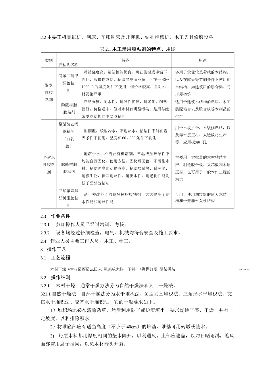 木钢木屋架施工工艺标准_第3页