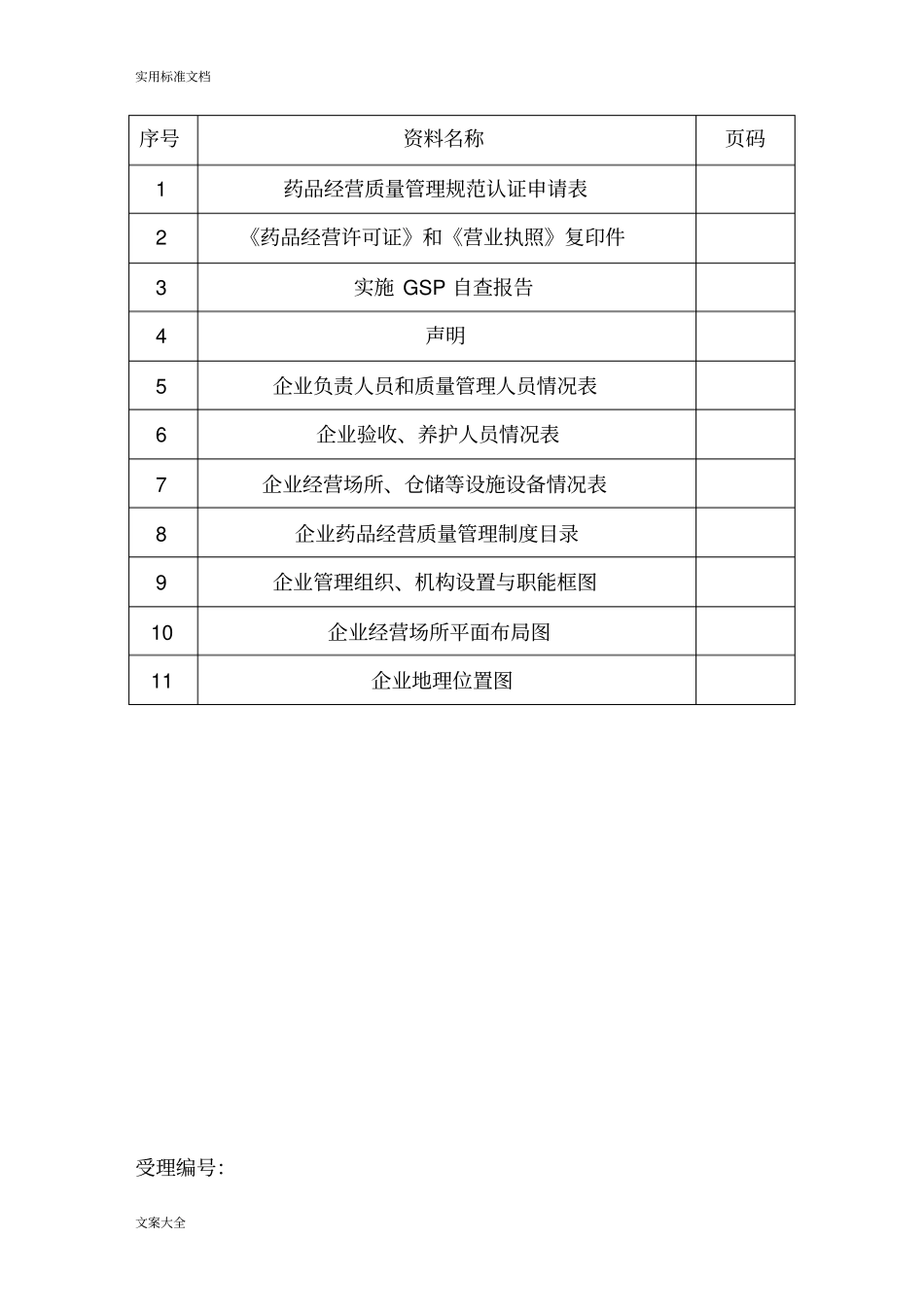 药店GSP认证资料汇总情况_第2页
