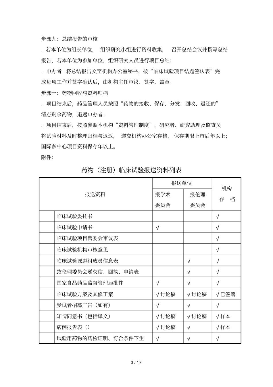 药物临床试验运行管理制度和流程_第3页