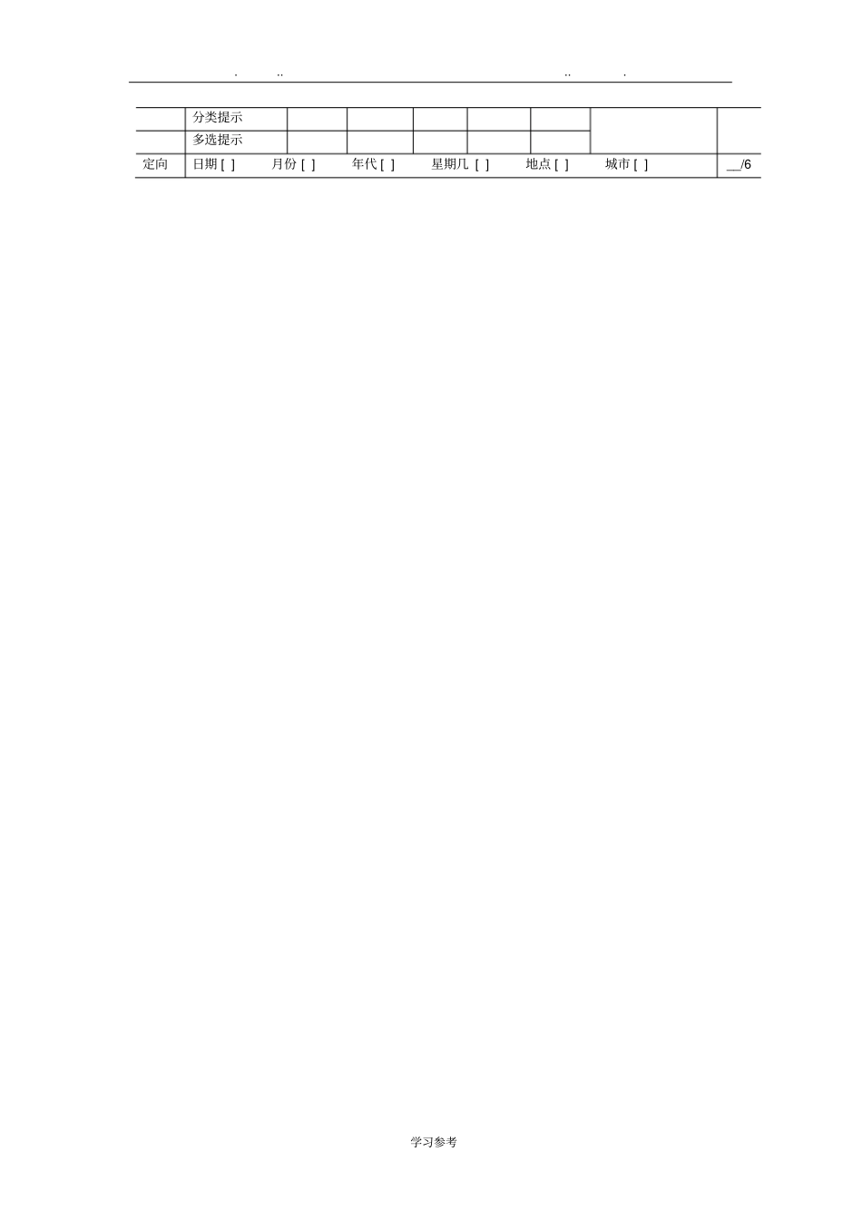 蒙特利尔认知评价量表版MoCA表_第2页