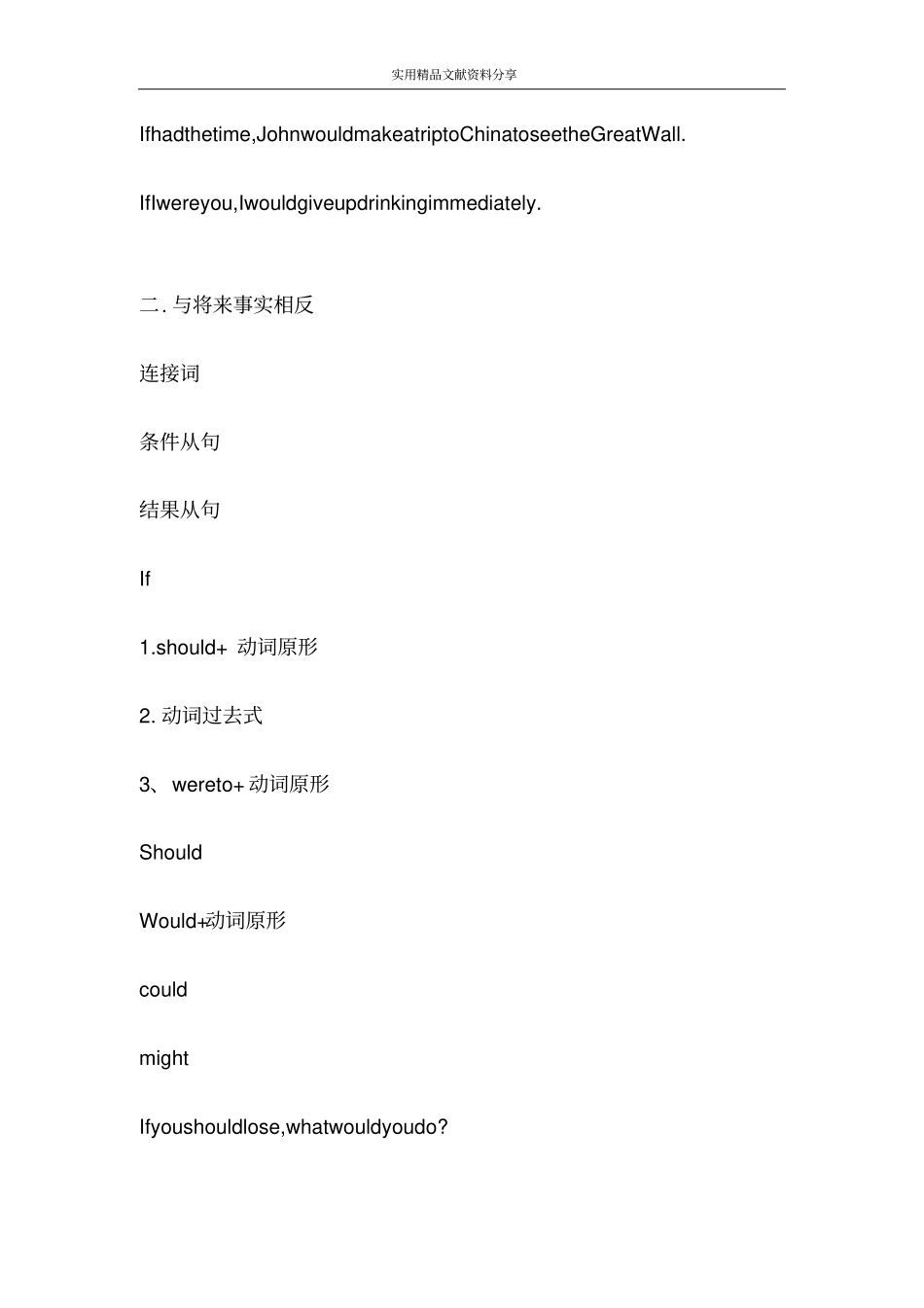 虚拟语气的用法及专项练习题_第2页