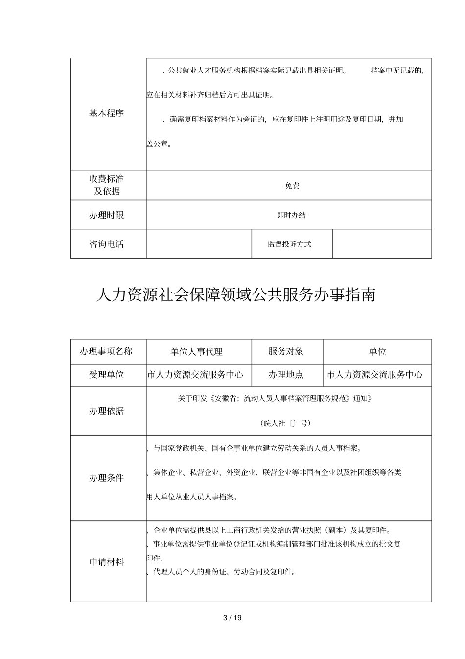 蚌埠人力资源交流服务中心服务指引_第3页