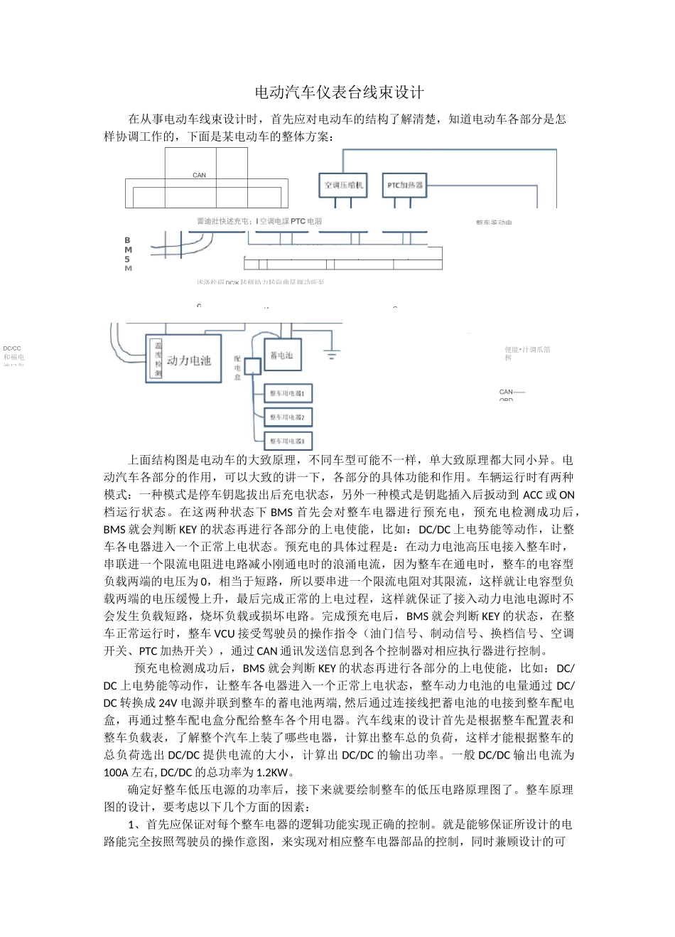 电动汽车线束设计_第1页