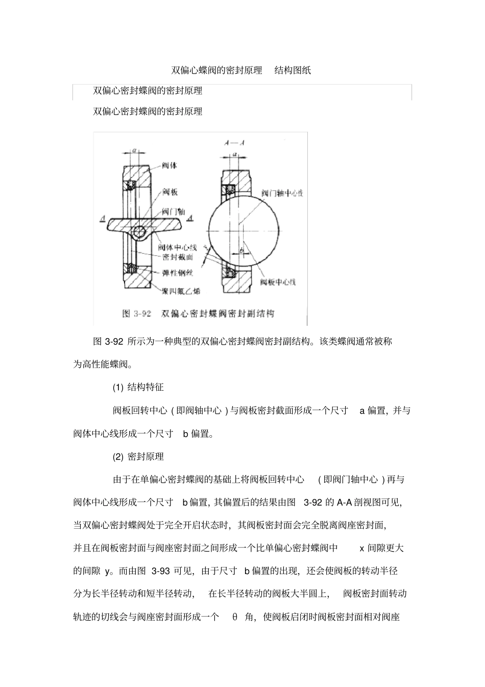 蝶阀偏心原理_第1页