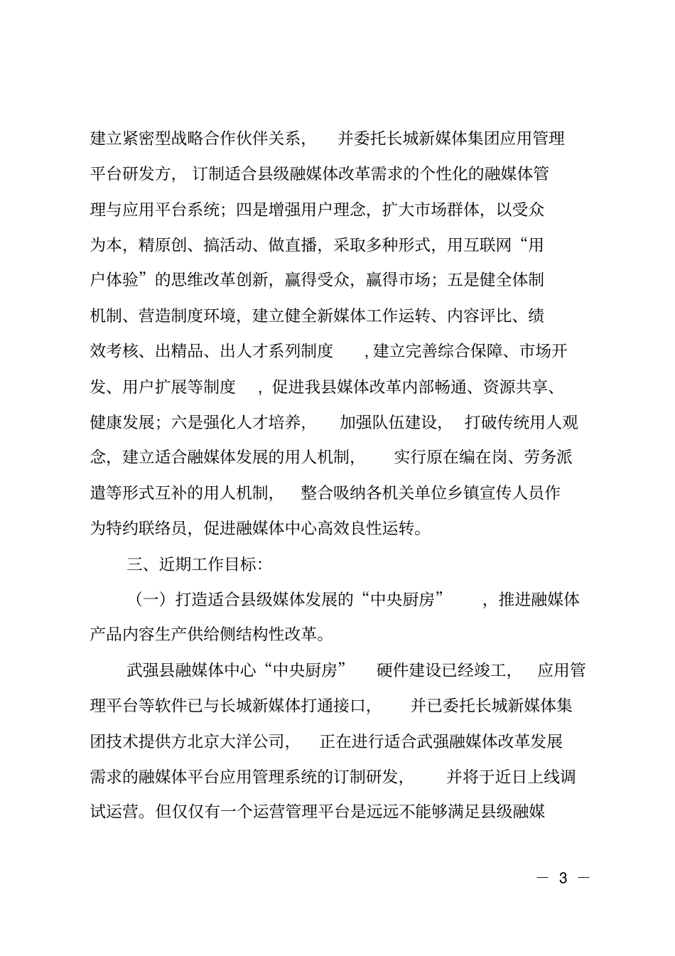 融媒体改革发展工作总结_第3页