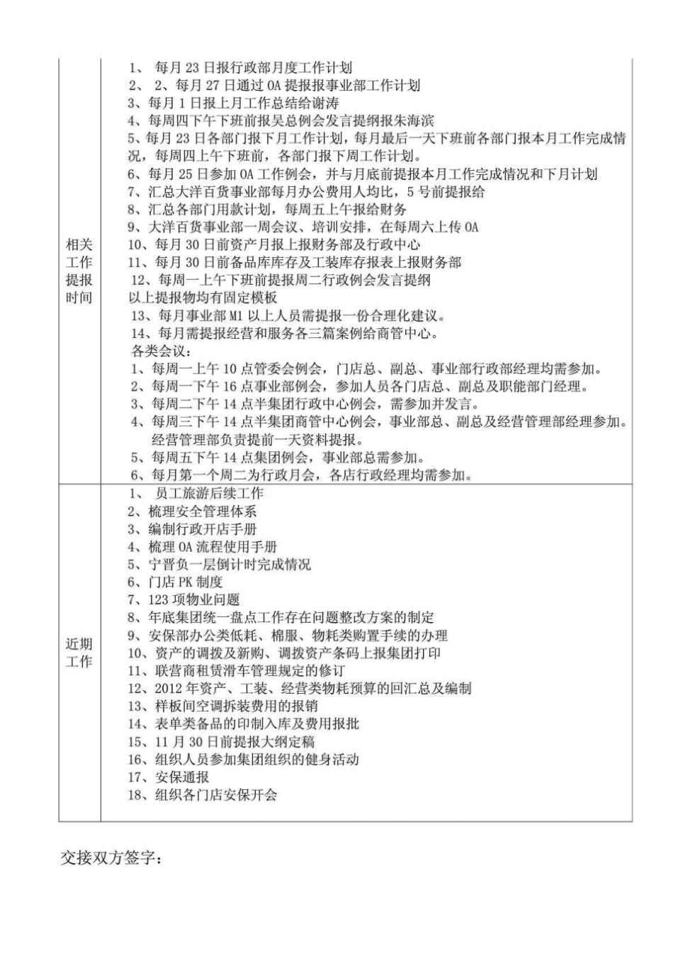 行政工作交接表_第2页