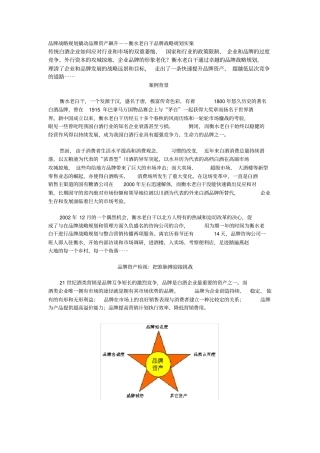 衡水老白干品牌战略规划范例分析