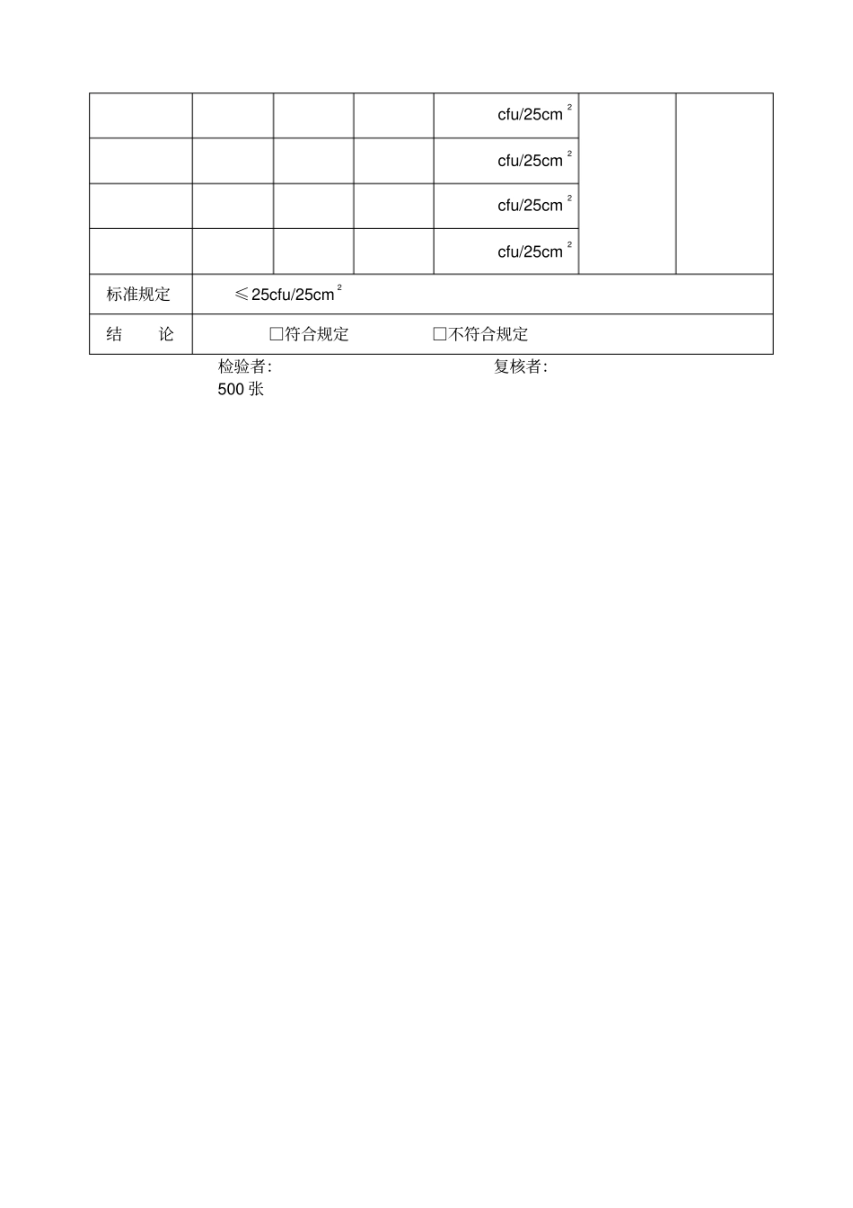表面微生物检验记录车间_第3页