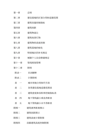 西宁城规划管理技术规定