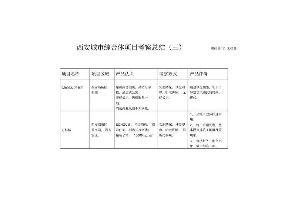 西安城综合体项目考察总结_第3页