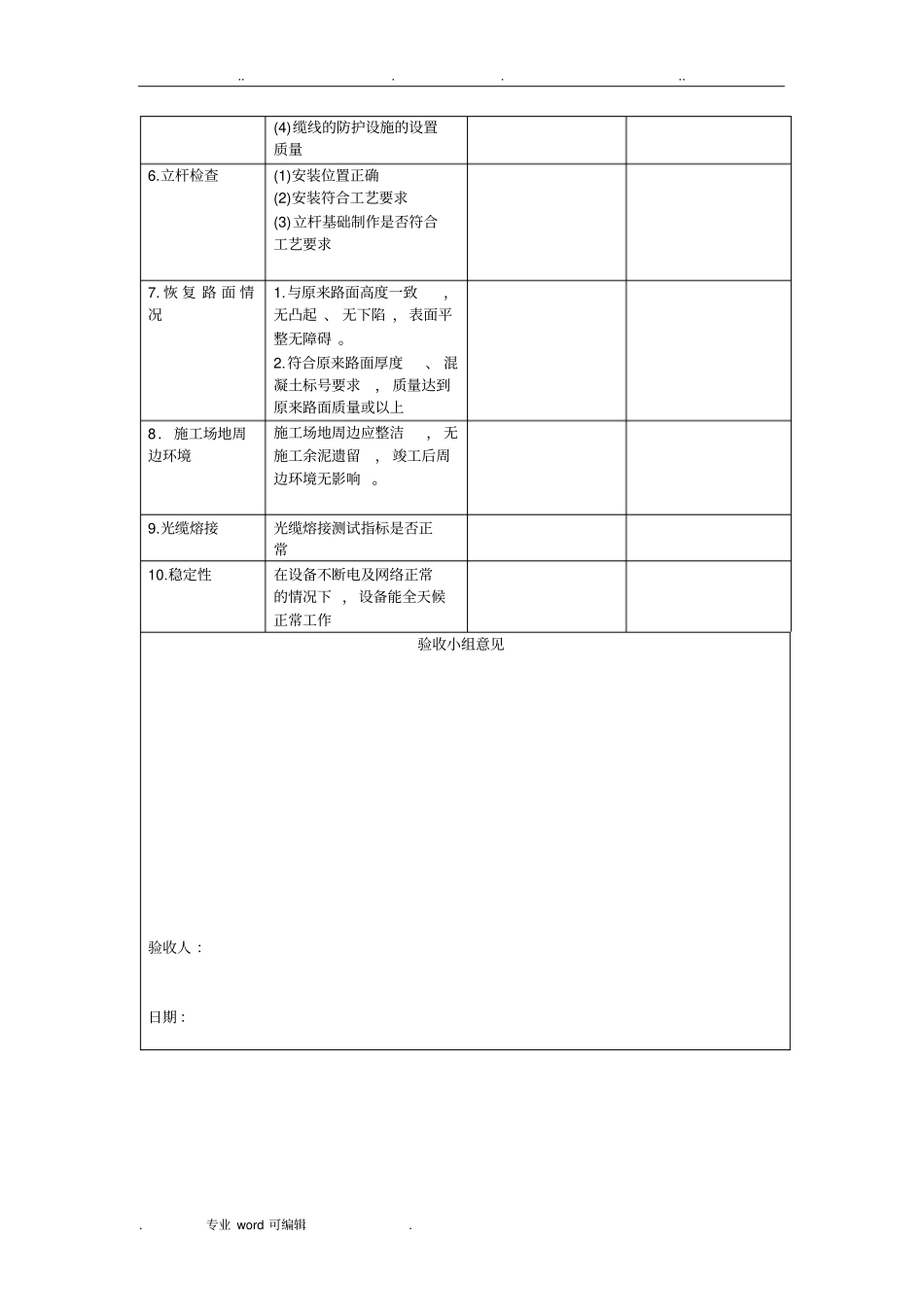 视频监控系统验收单_第2页