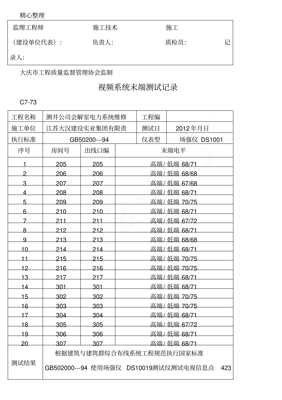视频系统末端测试记录_第2页
