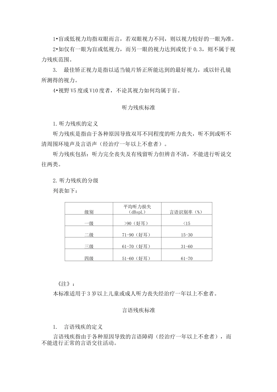 中国残疾人评定标准_第2页