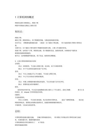 计算机网络复习总结-2018-杭电