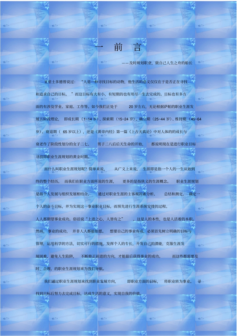 计算机网络技术专业个人职业生涯规划书_第2页