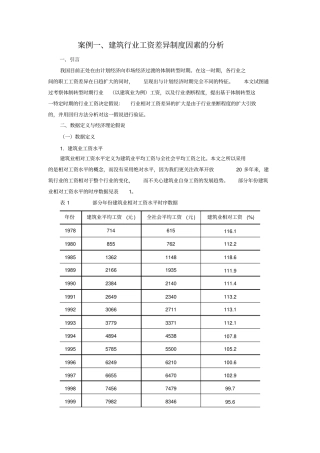 计量经济学案例