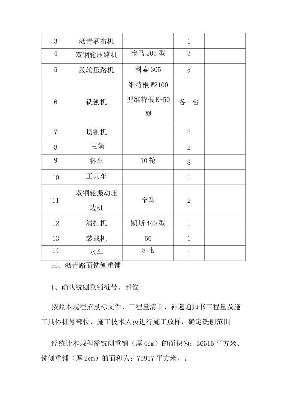 沥青路面铣刨重铺施工方案_第3页