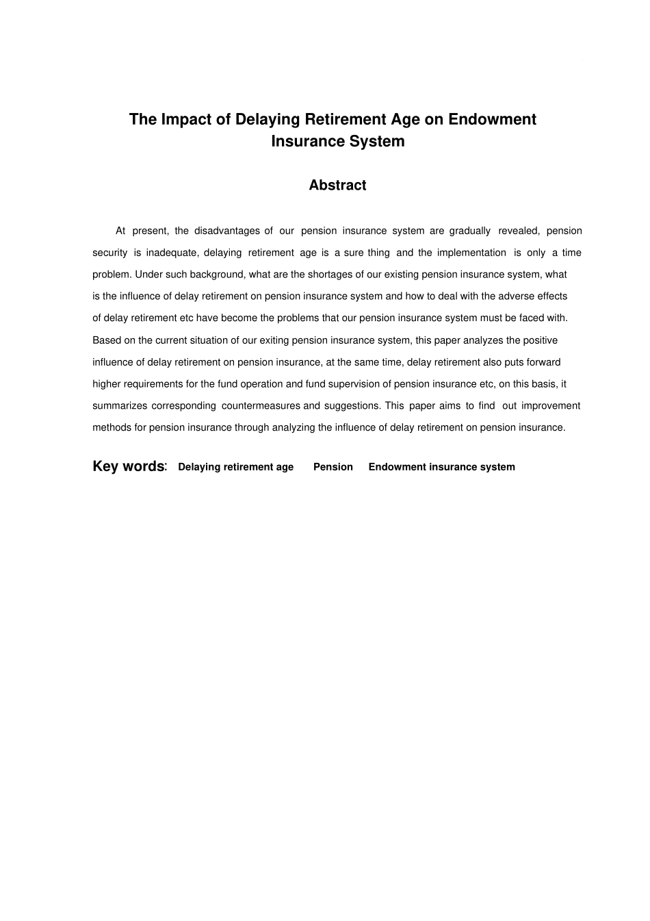 论延迟退休对养老保险的影响概要_第2页